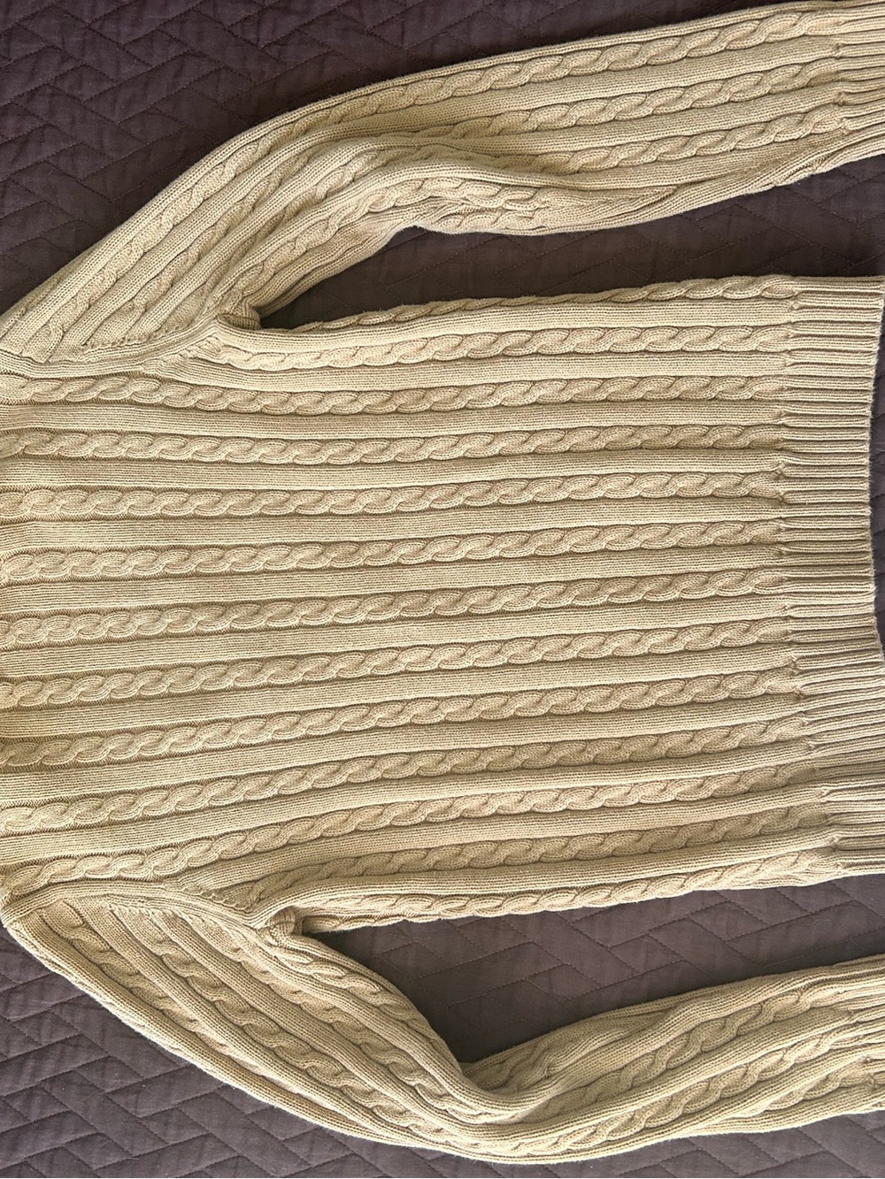Bundle of Ralph Lauren Cable-Knit sweaters and polo v-necks - Picture 10 of 10